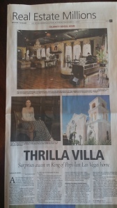 Thriller Villa:  Las Vegas Review Journal Real Estate Millions